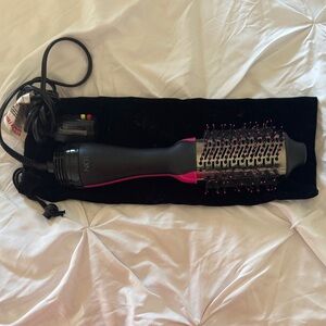 Revlon Black and Pink Hair Dryer Brush